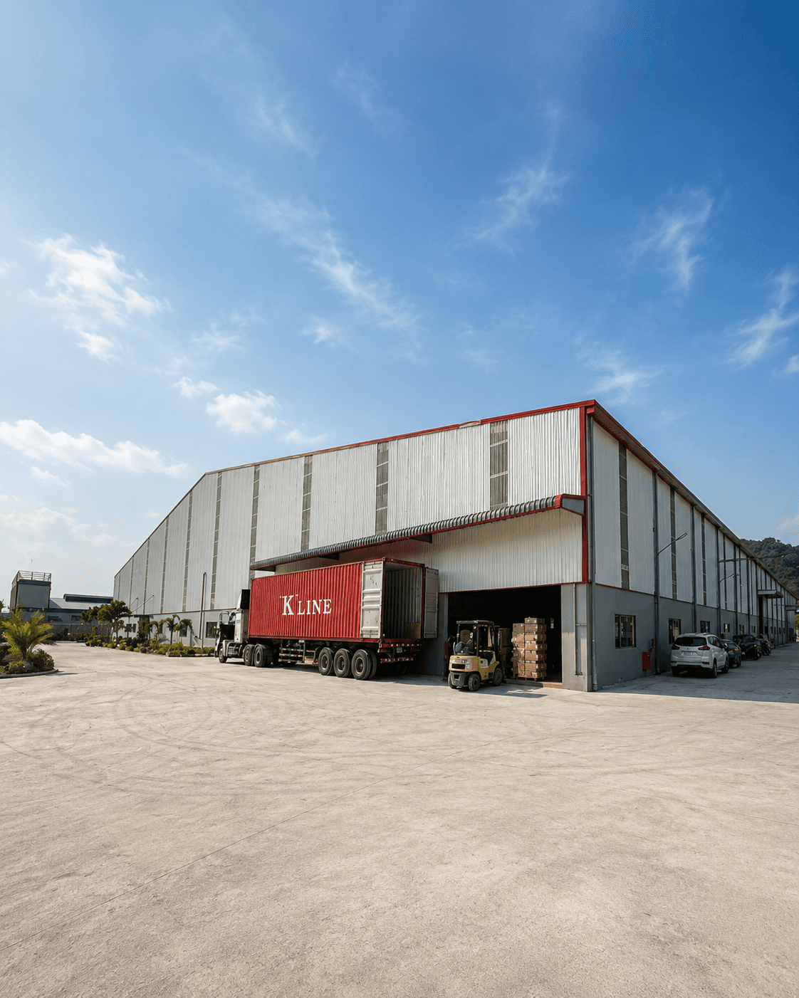 Export container loading